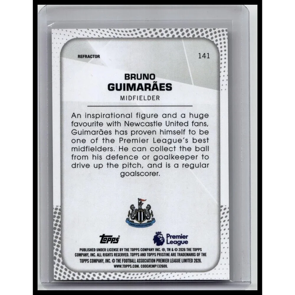 2025-26 Topps Pristine Bruno Guimarães NEW refractor 141